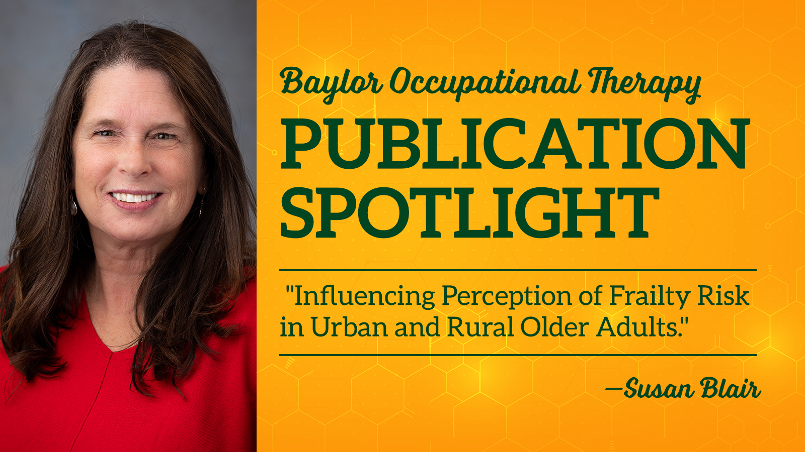 Publication Spotlight - Susan Blair