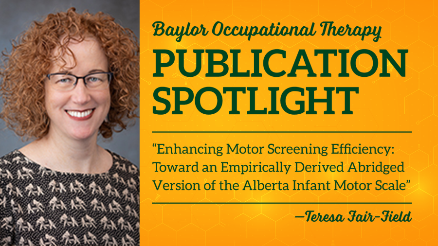 Teresa Fair-Field Publication - Enhancing Motor Screening Efficiency